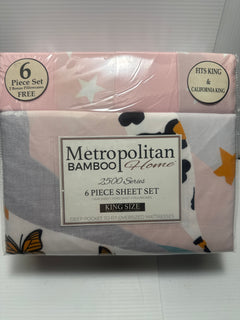 Metropolitan Bamboo Deep Pocket 6 Piece Sheet Sets