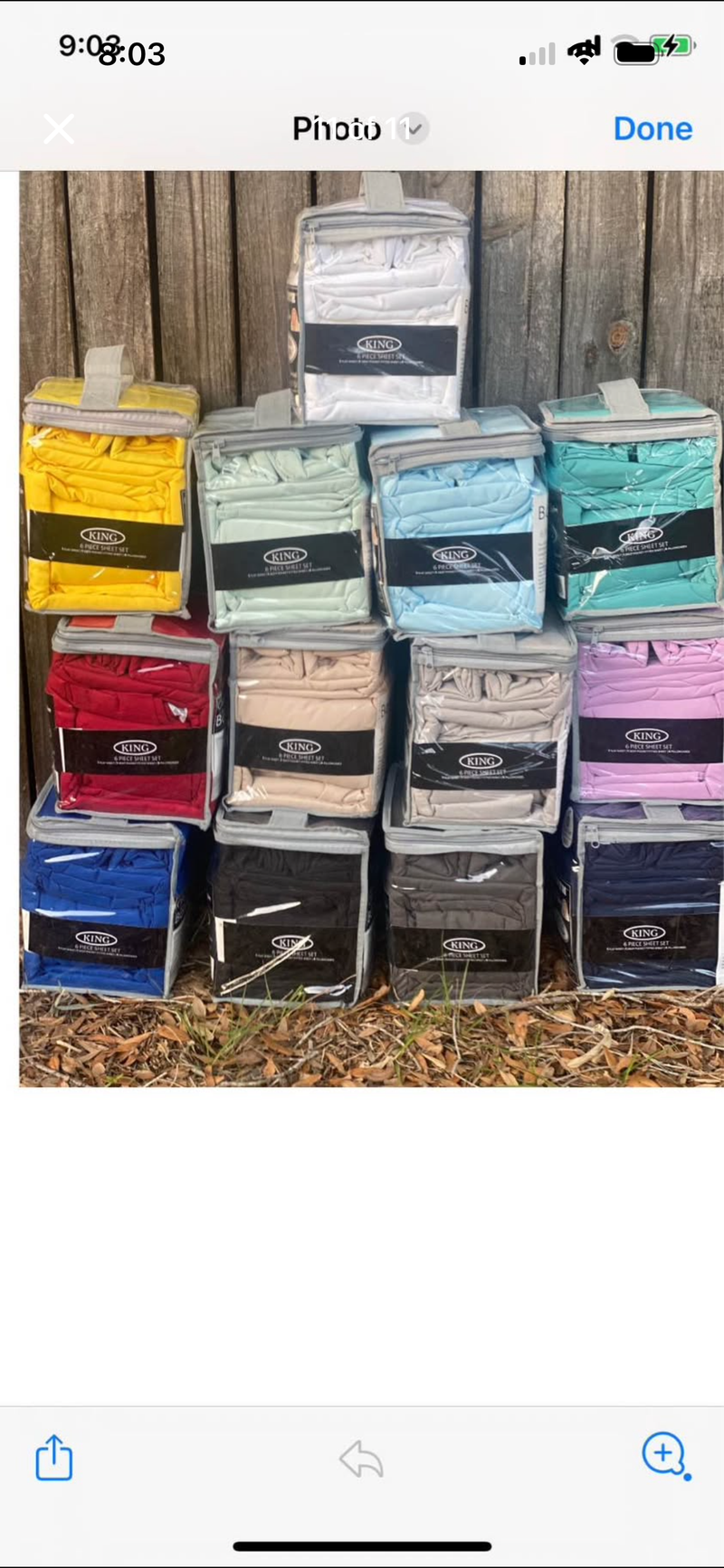 Organic Bamboo Deep Pocket 6 Piece Sheet Sets