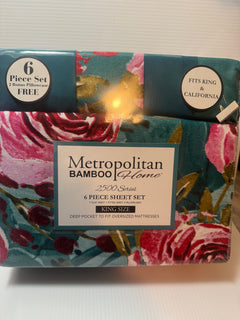 Metropolitan Bamboo Deep Pocket 6 Piece Sheet Sets