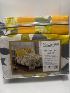 Metropolitan Bamboo Deep Pocket 6 Piece Sheet Sets