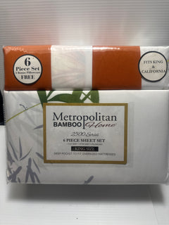 Metropolitan Bamboo Deep Pocket 6 Piece Sheet Sets