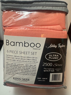 Organic Bamboo Deep Pocket 6 Piece Sheet Sets