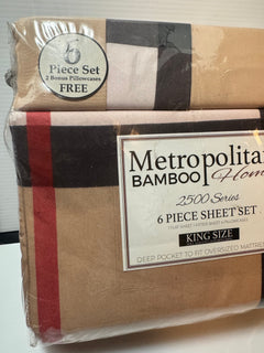 Metropolitan Bamboo Deep Pocket 6 Piece Sheet Sets