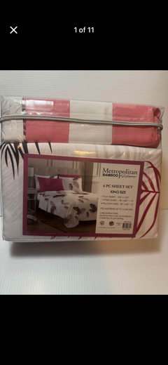 Metropolitan Bamboo Deep Pocket 6 Piece Sheet Sets