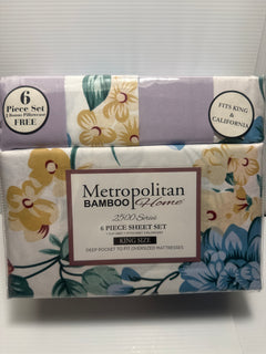 Metropolitan Bamboo Deep Pocket 6 Piece Sheet Sets